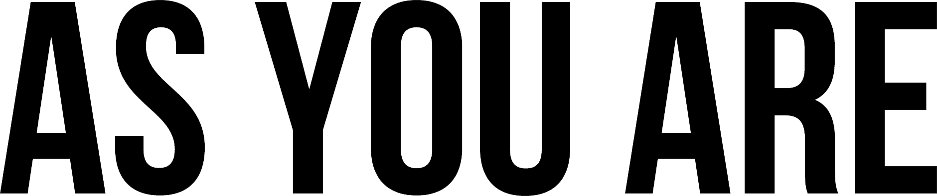 As You Are partner logo